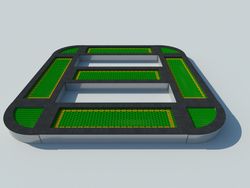 Trampolín - cama elástica FROG