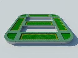 Trampolín - cama elástica FROG