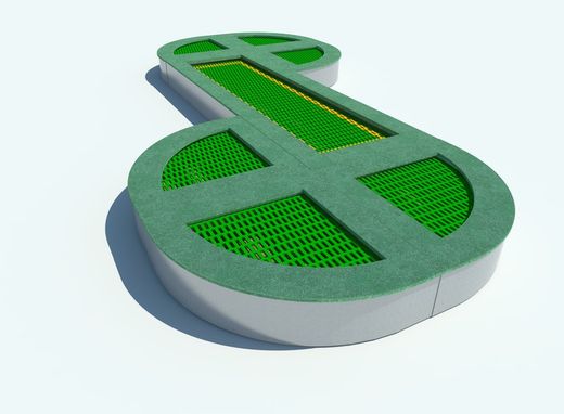 Trampolín - cama elástica HARE