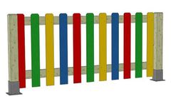 Tanca anglesa 11 perfils HDPE I FUSTA COLORS