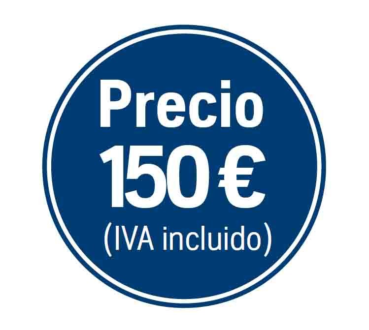 Precio 150€ iva incluido