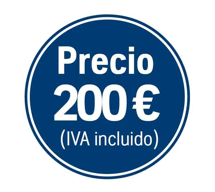 Precio 200€ iva incluido