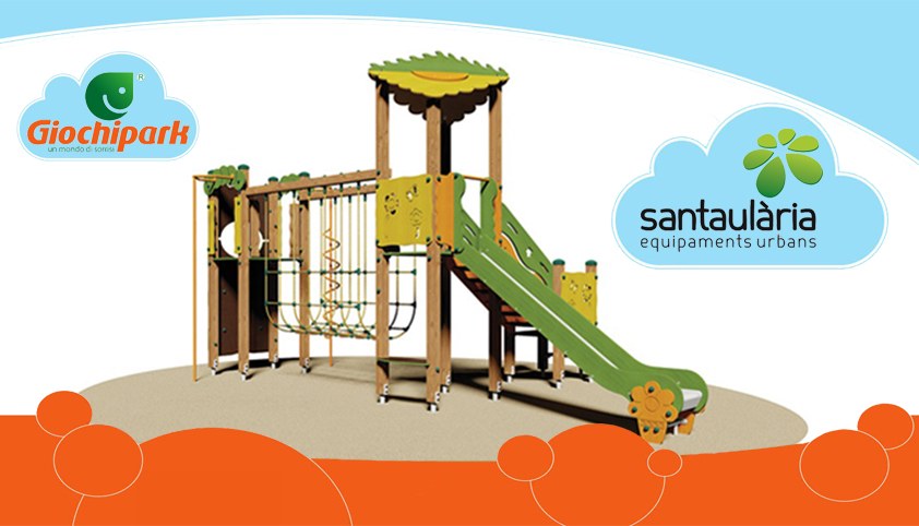 Giochipark - Torretas de juego Be Nature, plataformas robustas y seguras