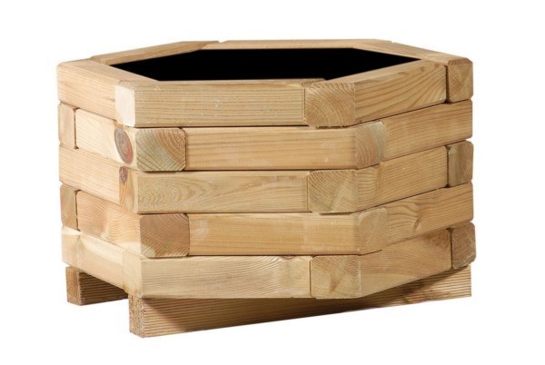 Jardinera Hexagonal pequeña