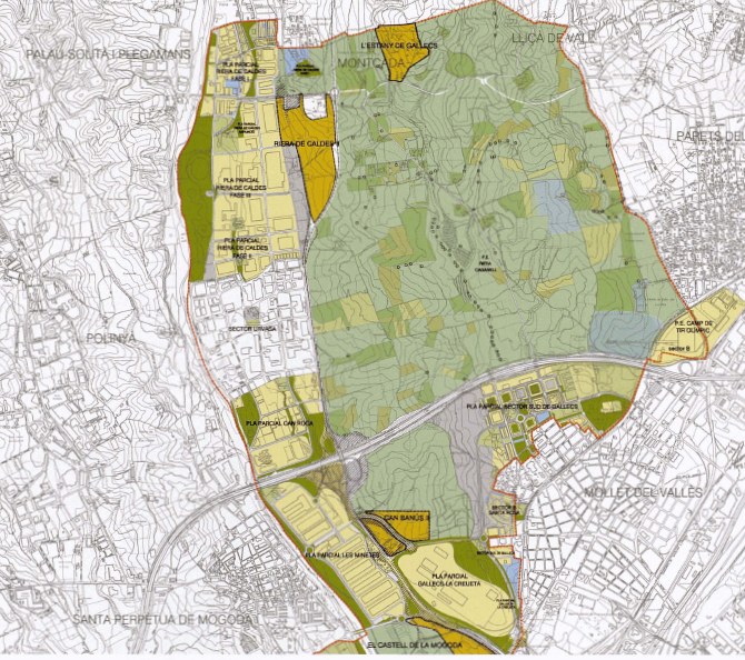 Mapa consorci de gallecs