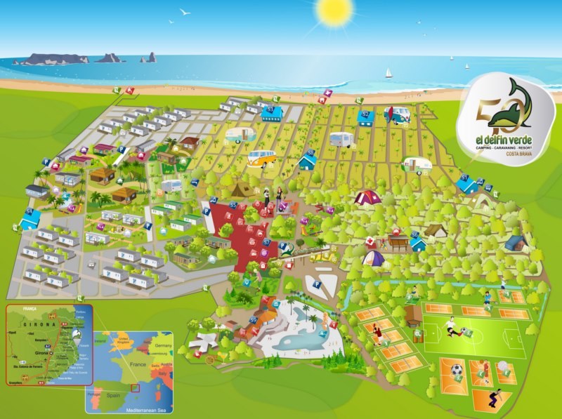 Plano el delfin verde