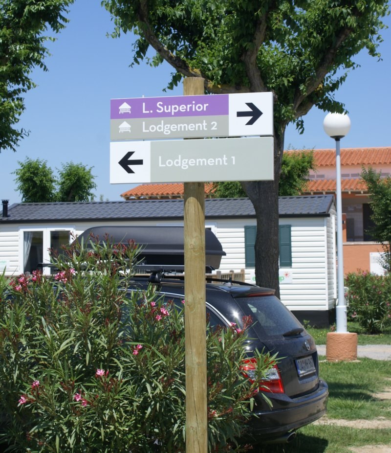 Señal Camping el Delfín Verde