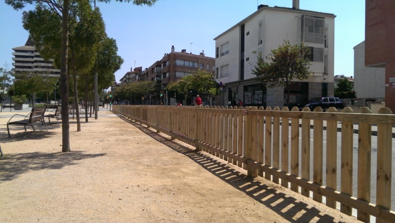 Valla inglesa de madera tratada Gerona