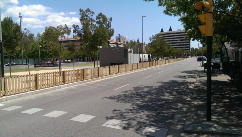 Valla inglesa de madera tratada Gerona